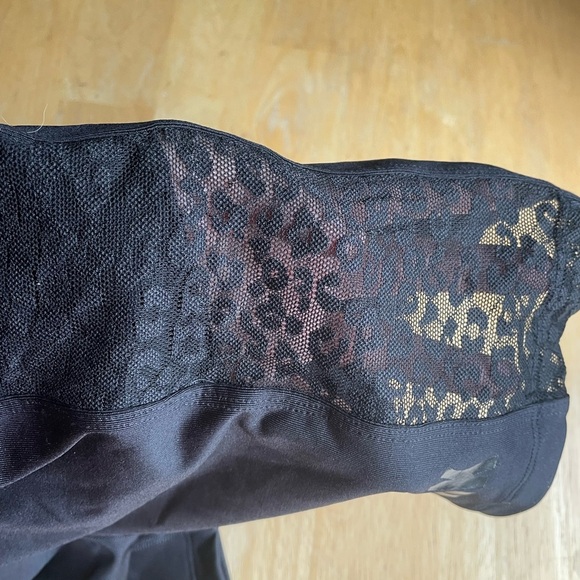 Pink high waisted bike shorts. - Picture 8 of 8